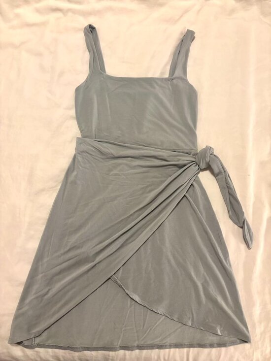 Wilfred Dresses & Skirts - Aritzia Wrap Minidress - Pale Green - Size S